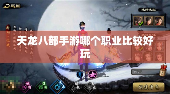 天龙八部手游哪个职业比较好玩